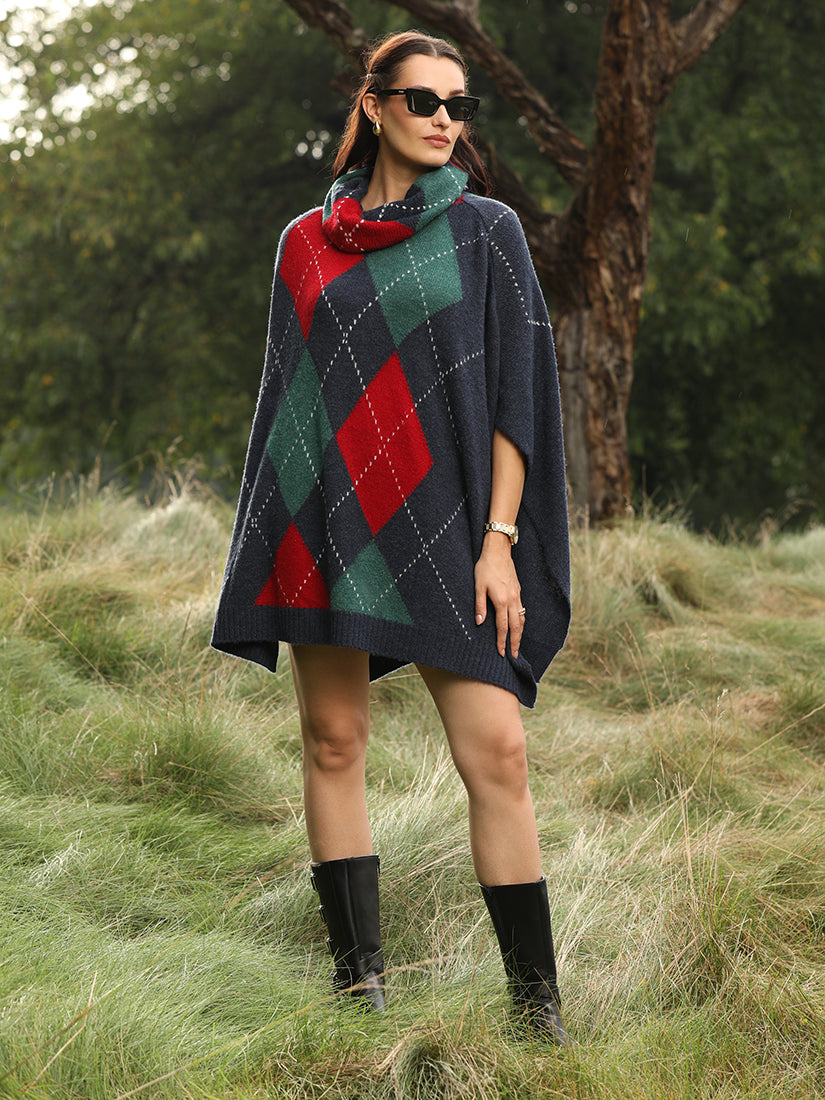 Highland Garnet Poncho