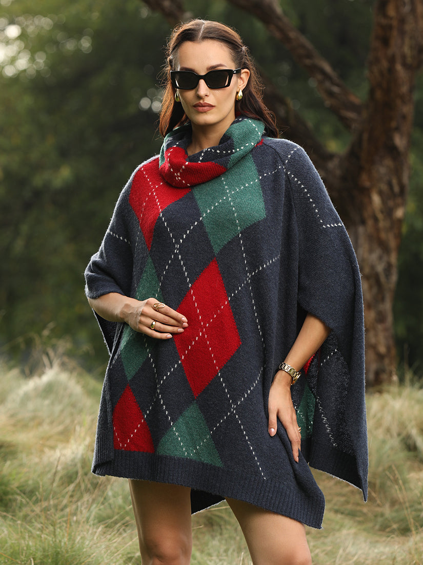 Highland Garnet Poncho