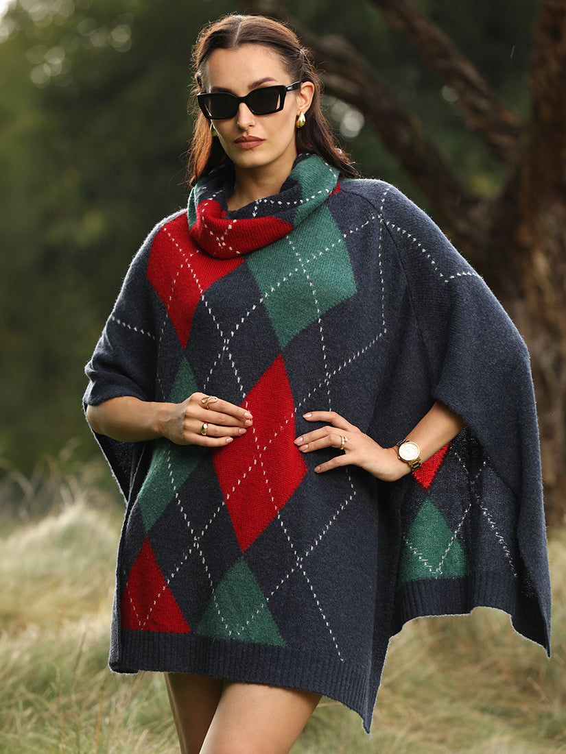 Highland Garnet Poncho