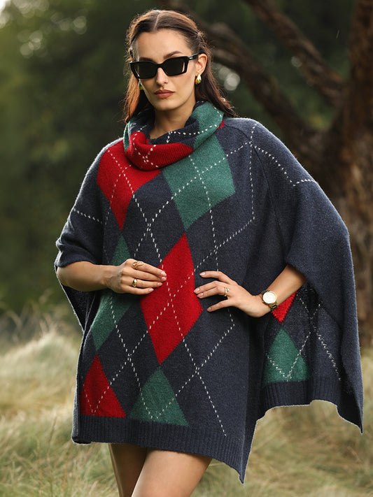 Highland Garnet Poncho
