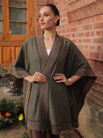Vert d'Atelier Tissé Cape