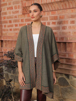 Vert d'Atelier Tissé Cape