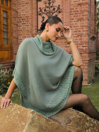 Celadon Mist Poncho