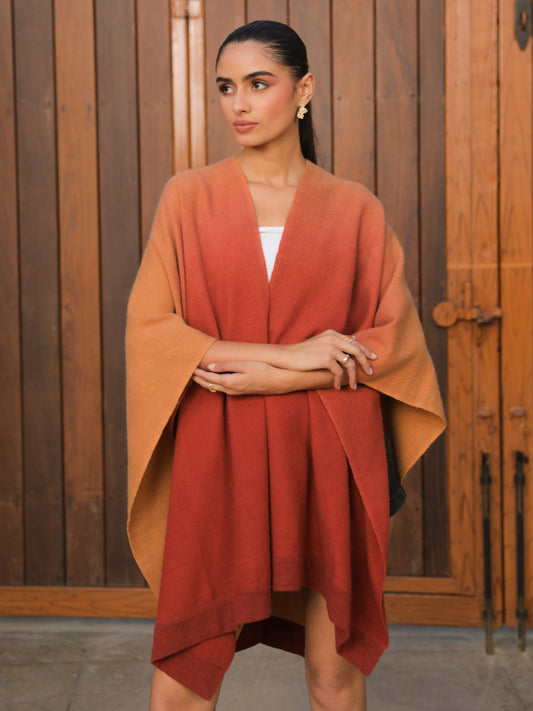 Burnished Camel Cape