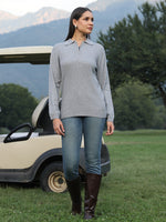 Silverstone Quarter-Zip Knit Polo
