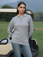 Silverstone Quarter-Zip Knit Polo