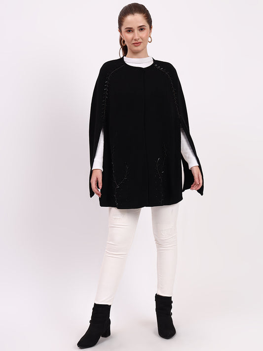 Noir Élan Poncho