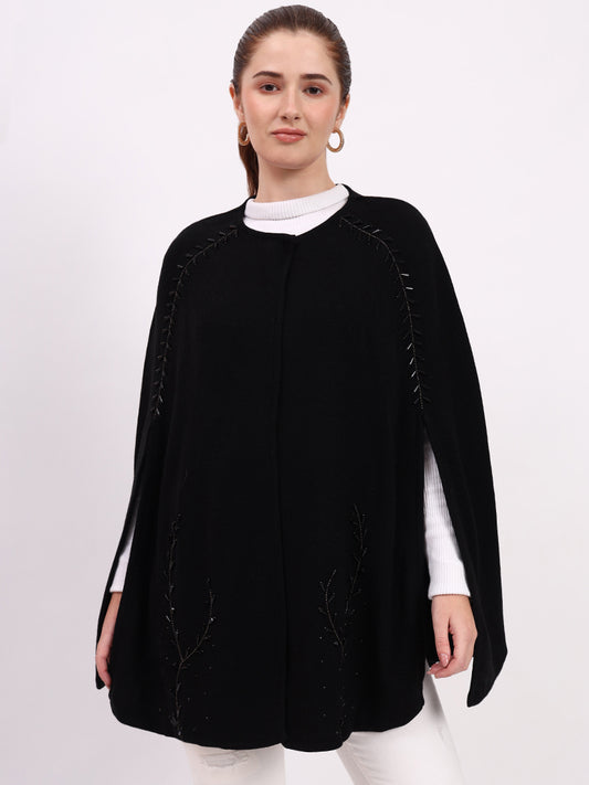 Noir Élan Poncho