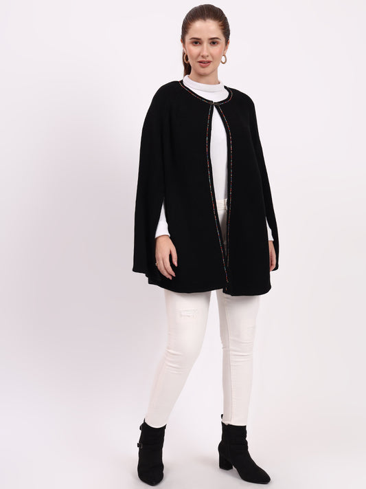 Noir Monarch Poncho