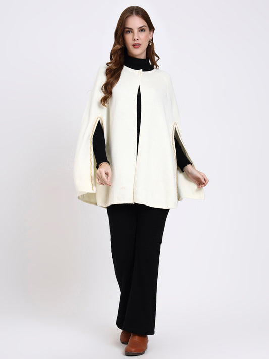 Ivory Crest Poncho