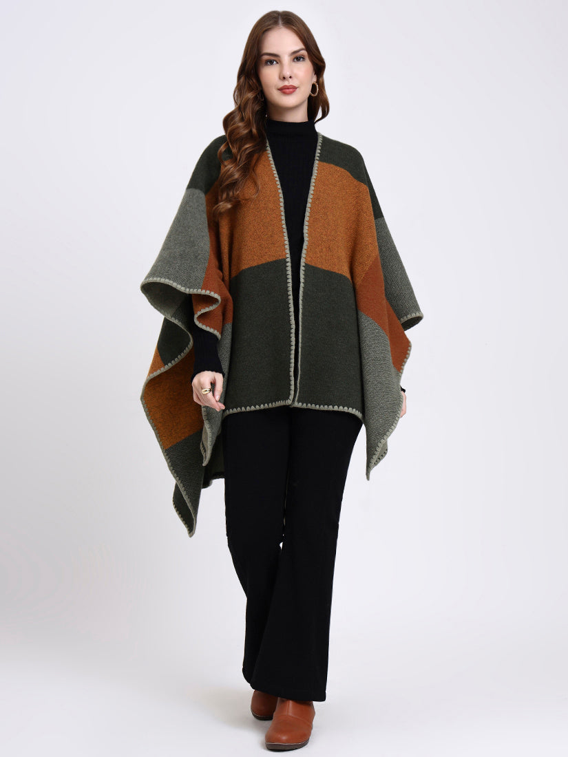 Autumn Ember Mosaic Cape