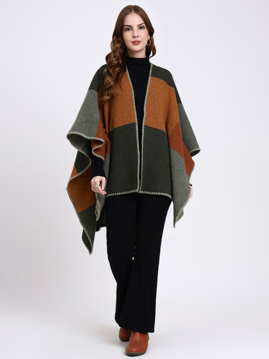 Autumn Ember Mosaic Cape