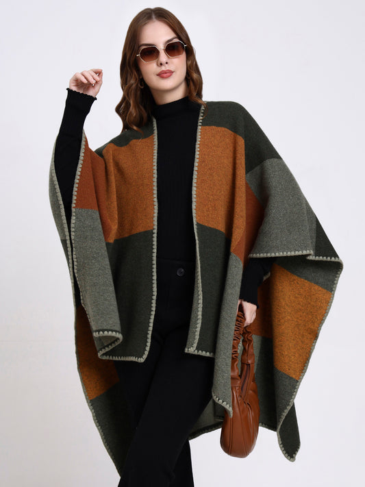 Autumn Ember Mosaic Cape