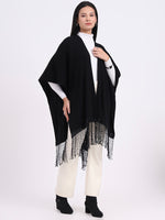 Midnight Fringe Cape