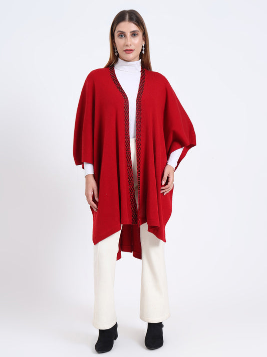 Scarlet Weave Cape