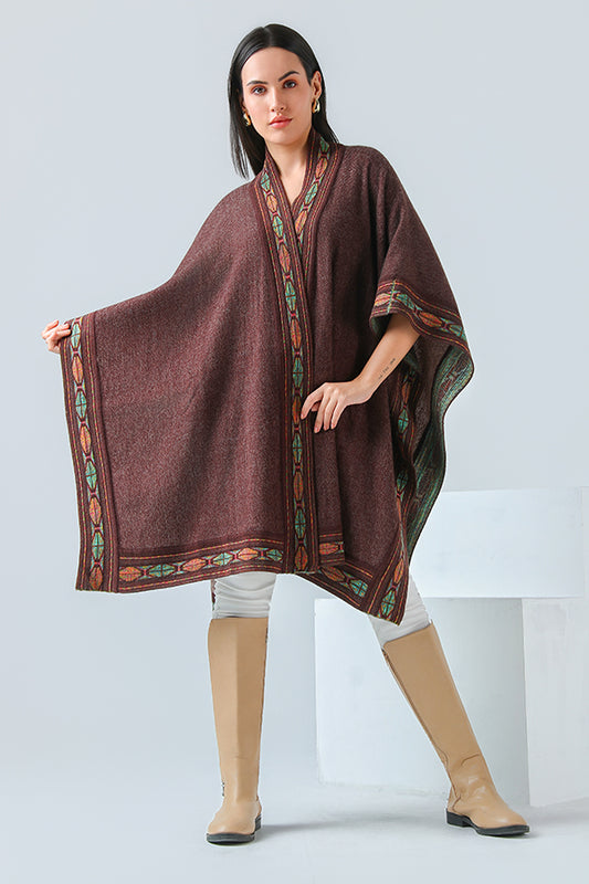 Umber Loom Cape