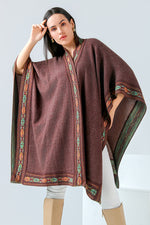 Umber Loom Cape