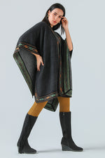 Anthracite Loom Cape