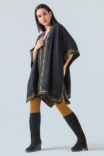Anthracite Loom Cape