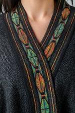 Anthracite Loom Cape