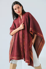 Garnet Loom Cape