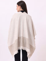 Alabaster Fringe Cape