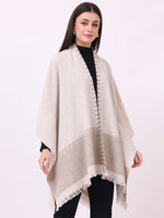 Alabaster Fringe Cape