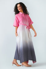 The Ombré Horizon Shirtdress