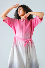 The Ombré Horizon Shirtdress