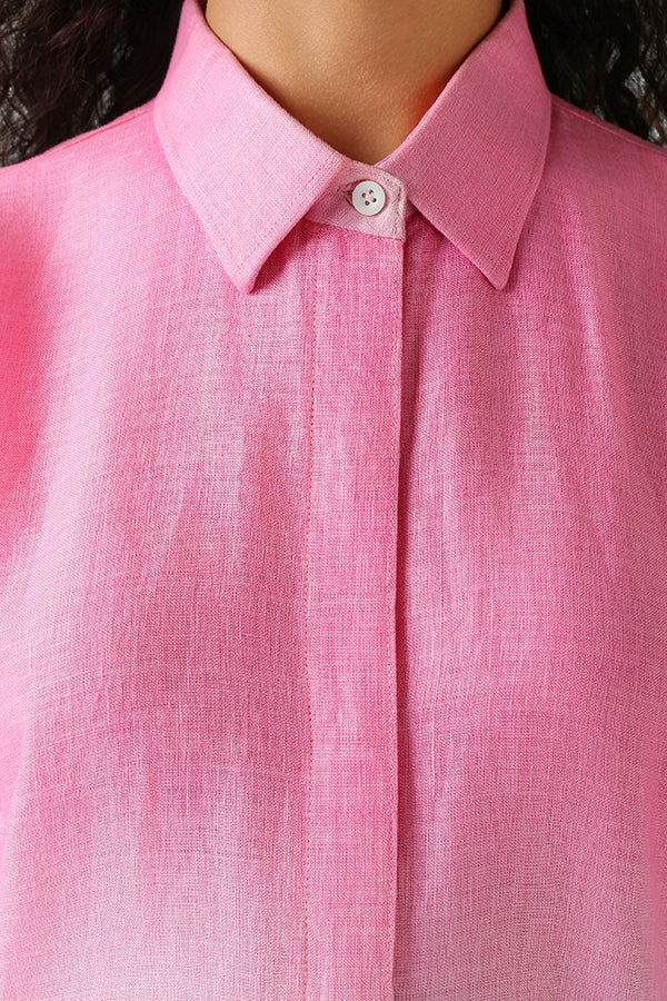 The Ombré Horizon Shirtdress