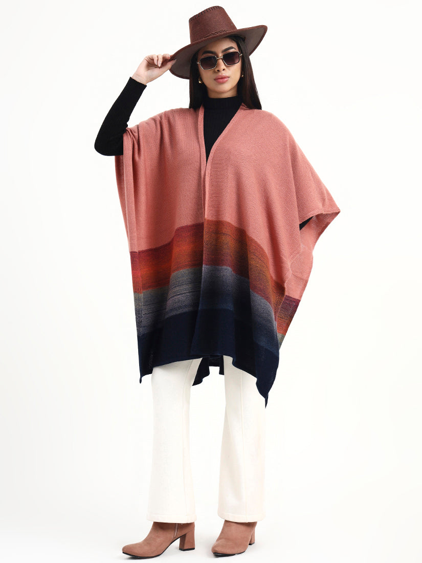 Twilight Blush Gradient Cape