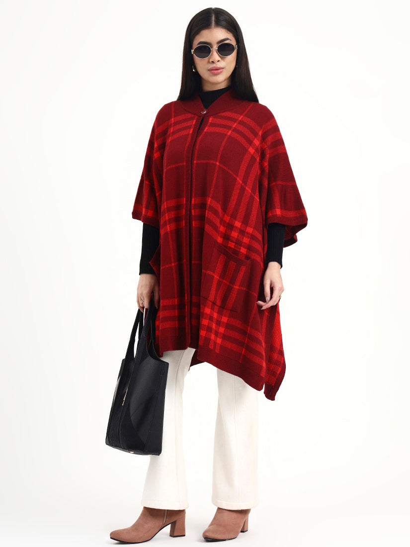 Winewood Tartan Cape