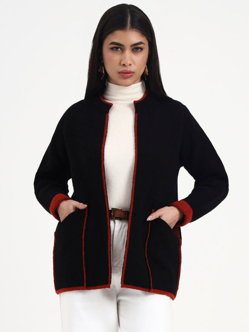Carbon Rust Edge Cardigan