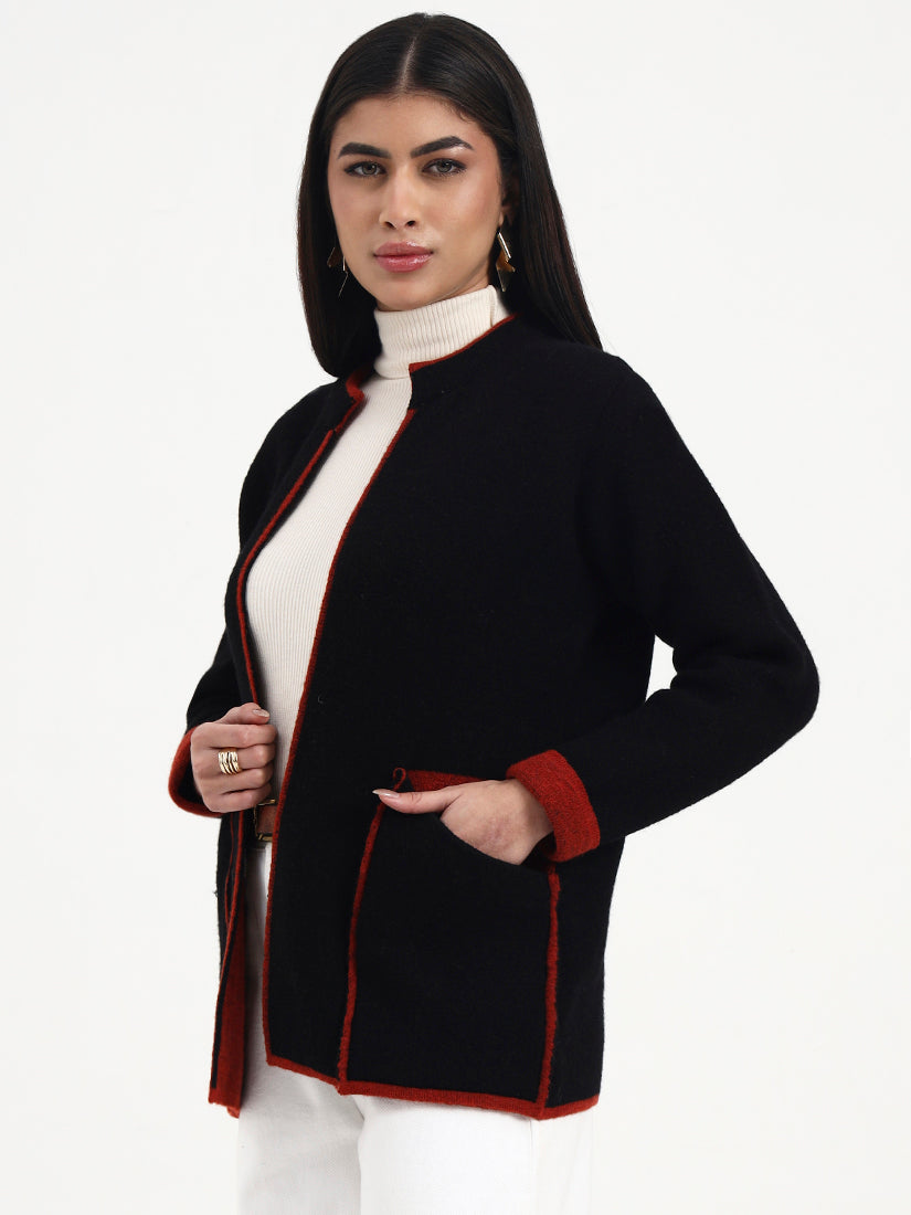 Carbon Rust Edge Cardigan