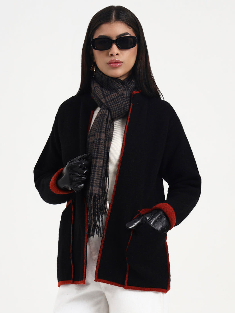 Carbon Rust Edge Cardigan