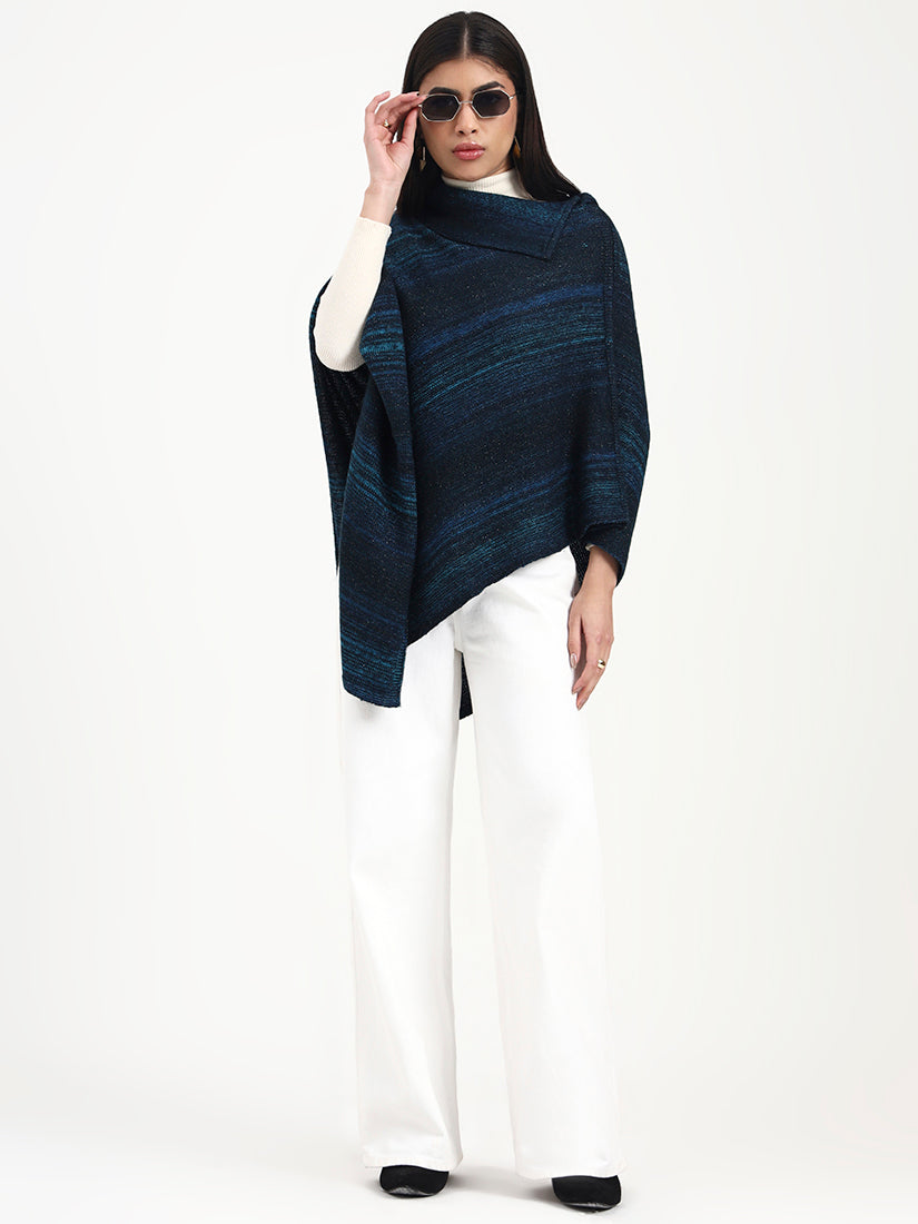 Nocturne Blue Arc Poncho