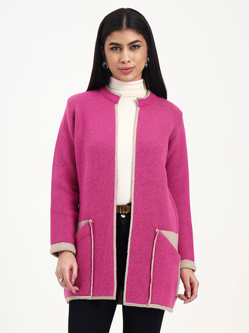 Orchid Tan Edge Cardigan