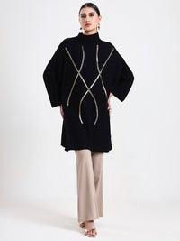 Noir Poncho