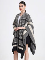 Midnight Mosaic Lambswool Cape