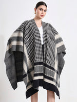 Midnight Mosaic Lambswool Cape