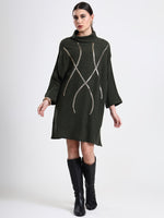 Moss Green Poncho