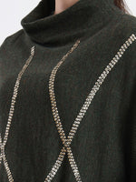 Moss Green Poncho