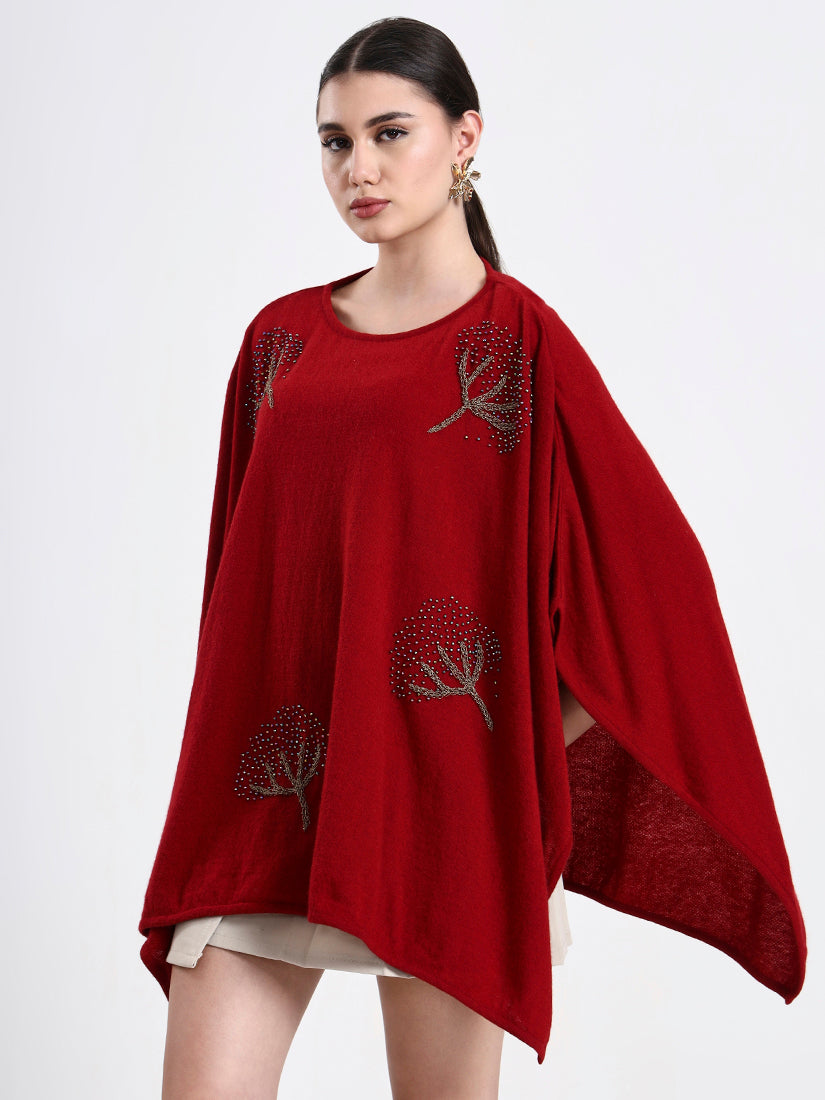 Vermilion Grove Lambswool Poncho