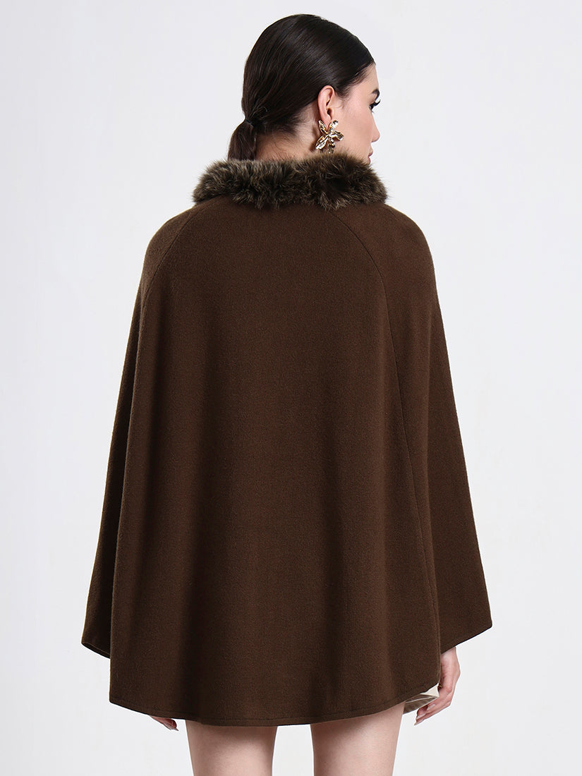 Forest Olive Poncho