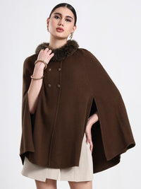 Forest Olive Poncho