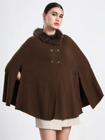 Forest Olive Poncho