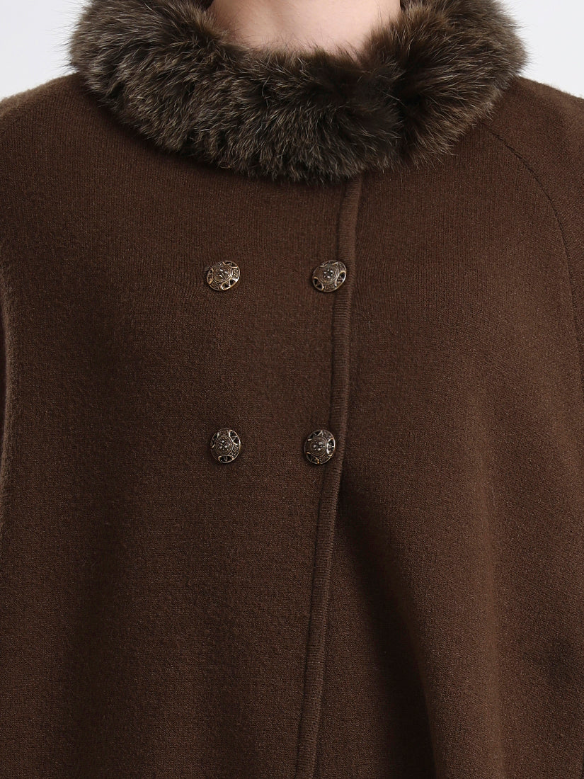 Forest Olive Poncho