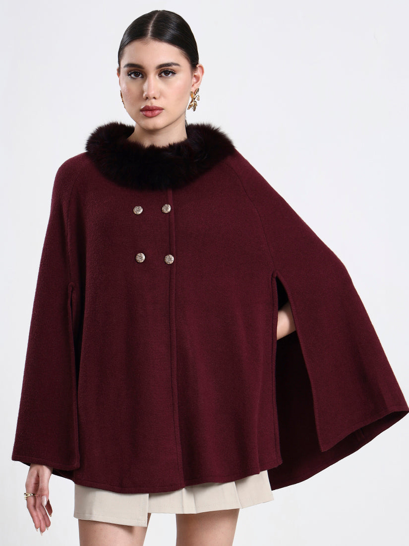 Bordeaux Poncho