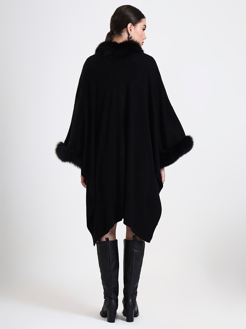 Sable Noir Fur Cape