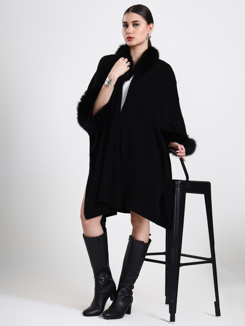 Sable Noir Fur Cape
